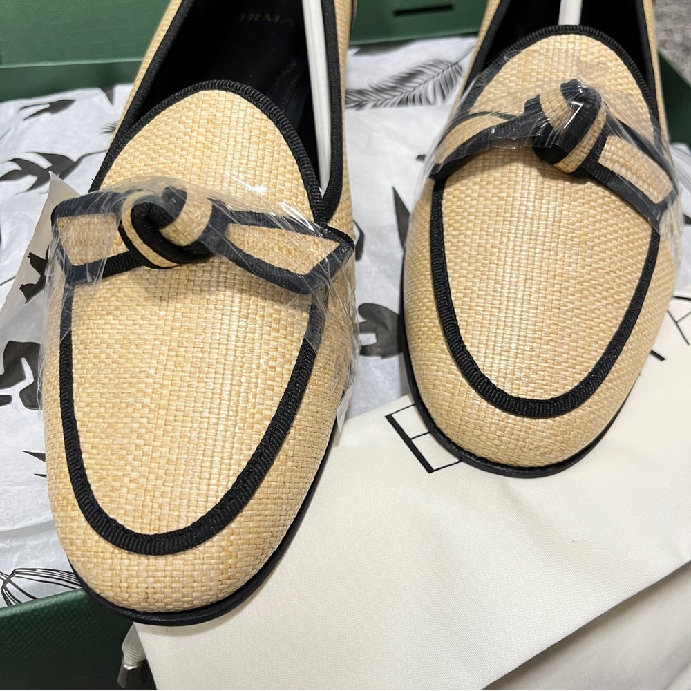 Alexandre Birman Grossgrain Loafer Flats - Picture 3 of 11